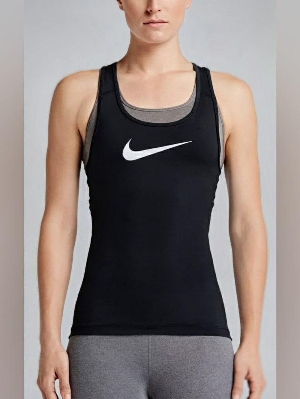 Nike Women's Black Pro Cool Tank Top